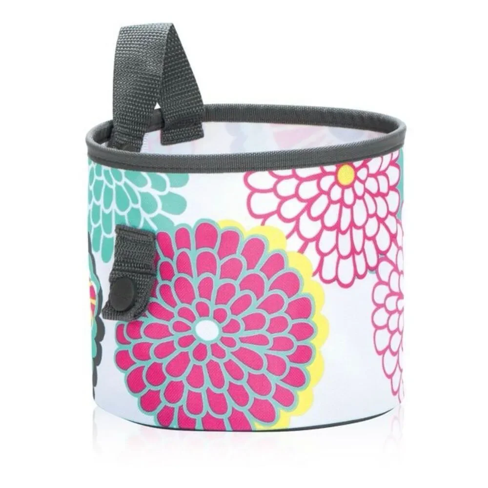 Thirty-One Oh Snap Bin Caddy Storage Open Container Bubble Bloom Retired